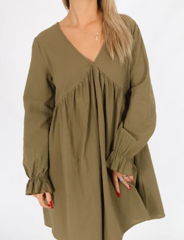 Rochie scurta SHEIN, verde