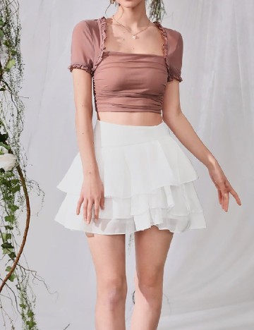 
						Top SHEIN, roz pudra