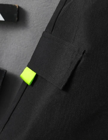 Pantaloni scurti Shein Kids, negru Negru