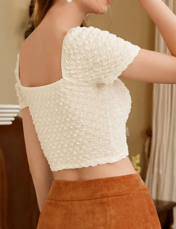 Top SHEIN, alb