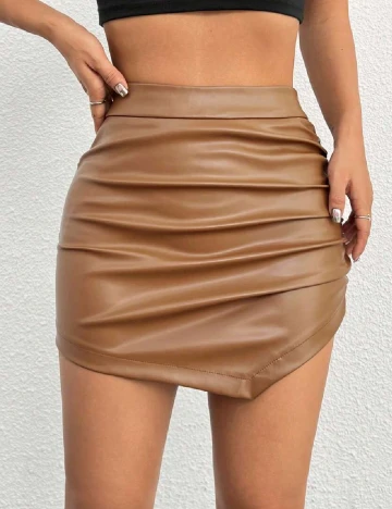 Fusta SHEIN, maro Maro