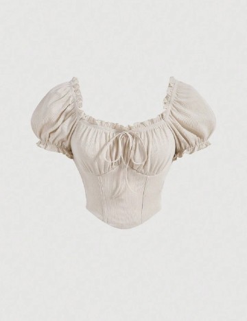 Top SHEIN, crem
