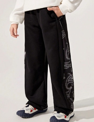 
						Pantaloni Shein Kids, negru