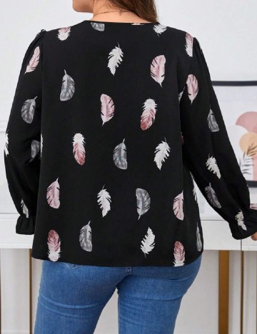 Bluza SHEIN CURVE, negru