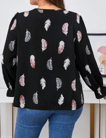 Bluza SHEIN CURVE, negru Negru