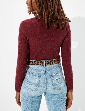 Bluza American Eagle, visiniu