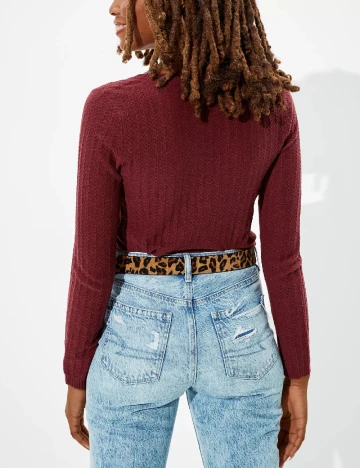 Bluza American Eagle, visiniu