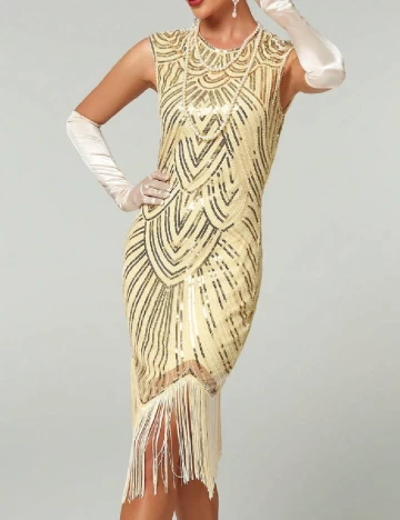 Rochie scurta SHEIN, galben