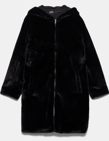 Palton Zara, negru, XS