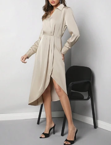Rochie medie SHEIN, crem