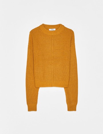 Pulover Bershka, galben, M