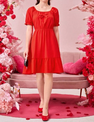 
						Rochie Shein Kids, rosu