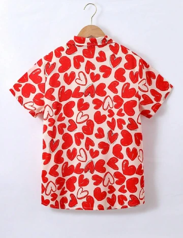 Camasa Shein Kids, rosu