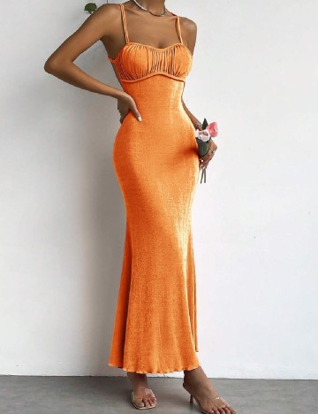 
						Rochie lunga SHEIN, portocaliu