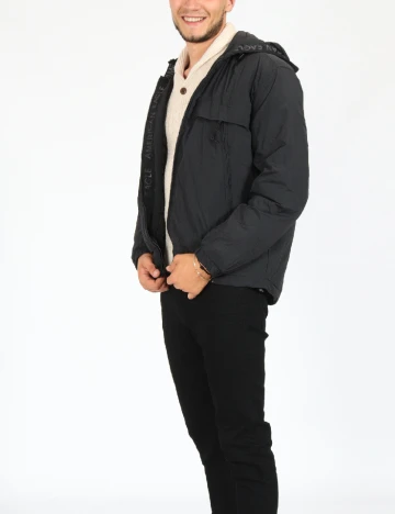Geaca American Eagle, negru Negru