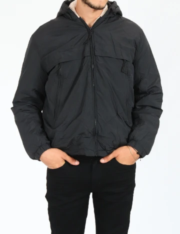 Geaca American Eagle, negru Negru