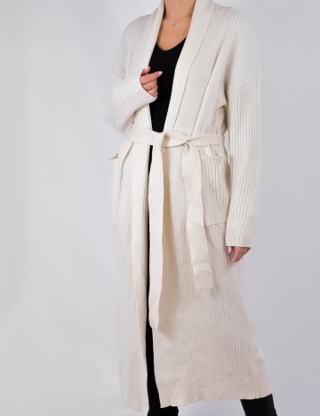 Cardigan Zara, crem deschis, S