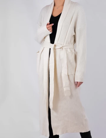 Cardigan Zara, crem deschis, S Crem