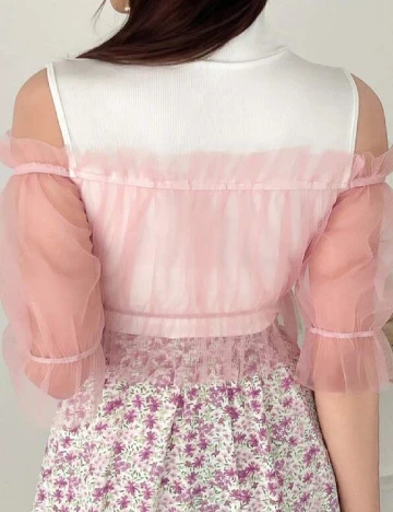 Bluza Dazy, alb Alb