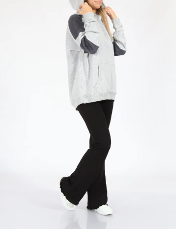 Hanorac Oversize American Eagle, gri