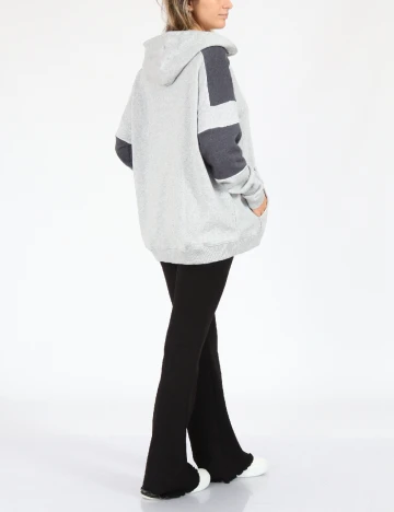 Hanorac Oversize American Eagle, gri