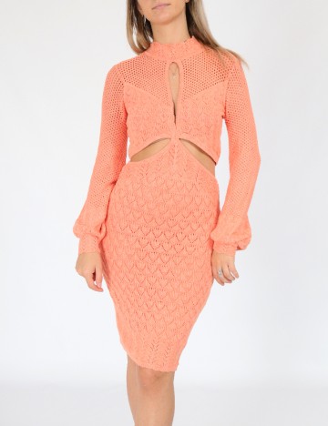 Rochie scurta Guess, portocaliu