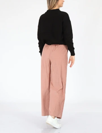 Pantaloni American Eagle, roz pudra