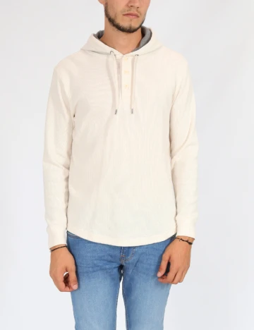 Hanorac American Eagle, ecru Alb