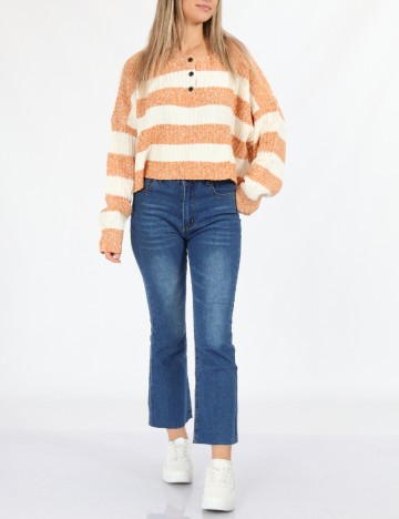 
						Bluza American Eagle, alb/maro