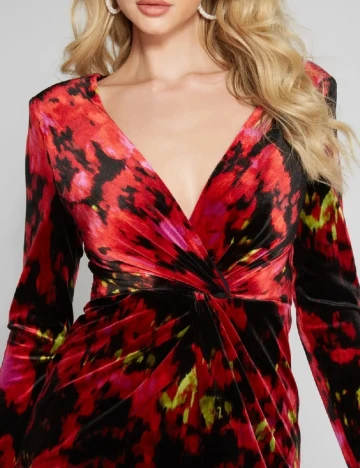 Rochie scurta Marciano Guess, rosu
