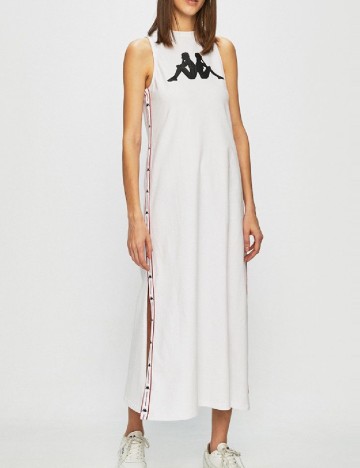 
						Rochie lunga Kappa, alb