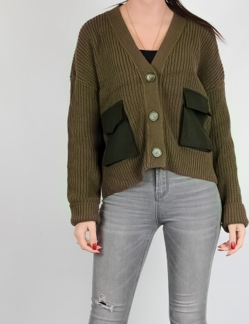 Blazer Zara, kaki, S