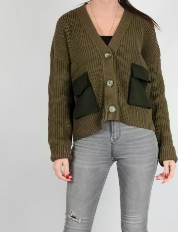 Blazer Zara, kaki, S