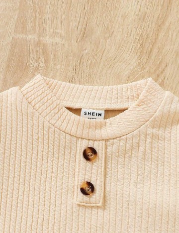 Set bluze Shein Kids, crem