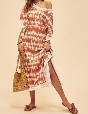 
						Rochie medie SHEIN, maro