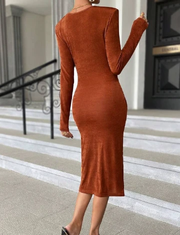 Rochie medie SHEIN, maro