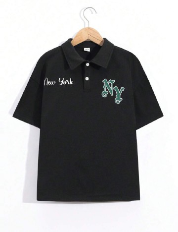 
						Tricou Shein Kids, negru