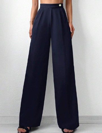 Pantaloni SHEIN, bleumarin