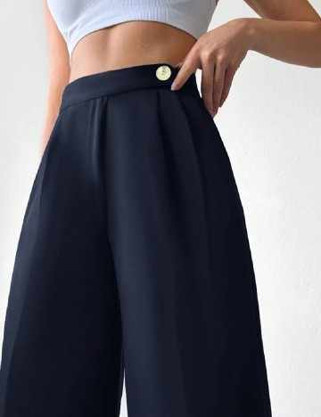 Pantaloni SHEIN, bleumarin