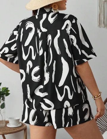 Compleu SHEIN CURVE, negru