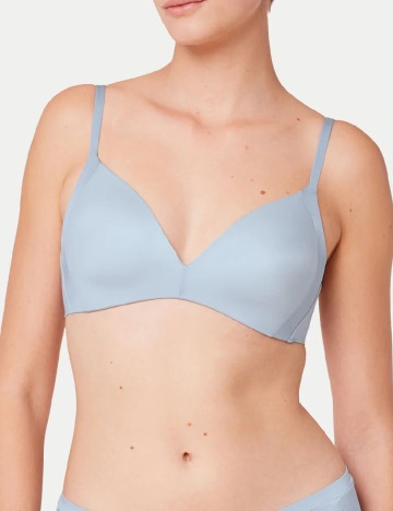 
						Sutien Triumph, bleu