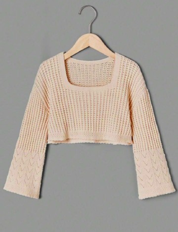 
						Bluza Shein Kids, crem