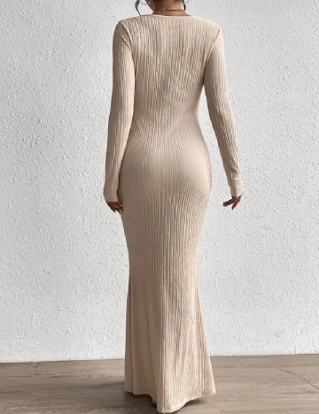 Rochie lunga SHEIN, crem Crem