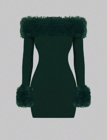 
						Rochie scurta SHEIN, verde