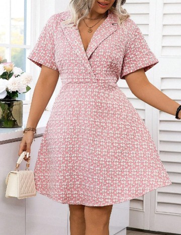 
						Rochie scurta SHEIN CURVE, roz