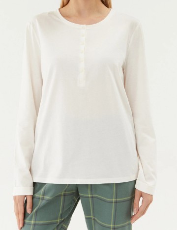 
						Bluza de pijama Triumph, ecru