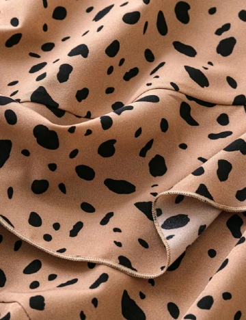 Rochie medie SHEIN CURVE, maro Maro