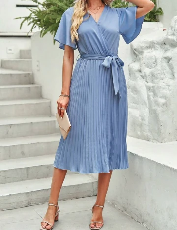 Rochie medie SHEIN, albastru Albastru