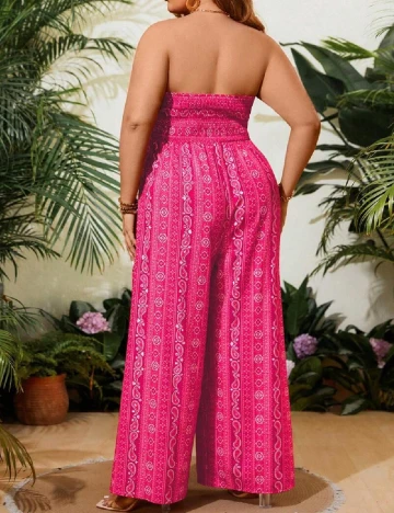 Salopeta SHEIN CURVE, roz Roz