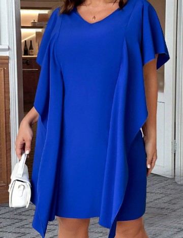 
						Rochie scurta SHEIN CURVE, albastru